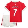 Maglia ufficiale Manchester United Edinson Cavani 7 Casa 2021-22 per Bambino